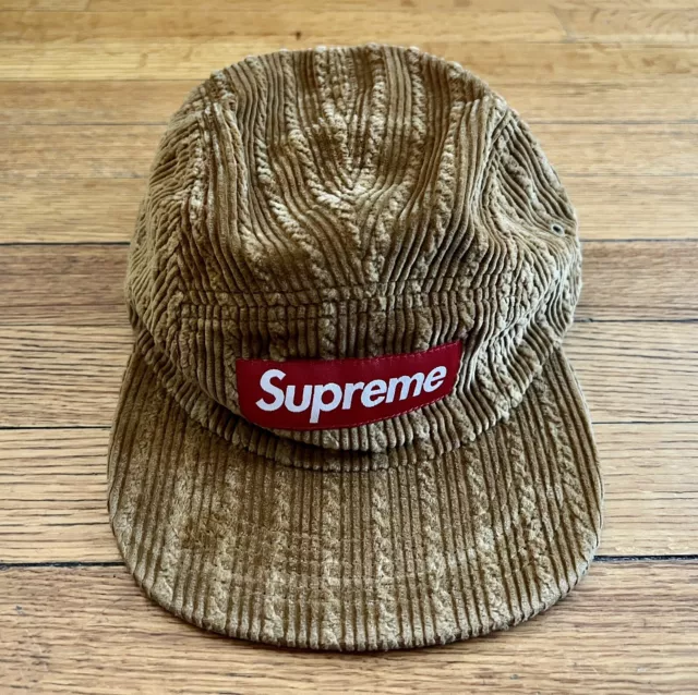 Supreme Rope Corduroy Camp Cap Brown