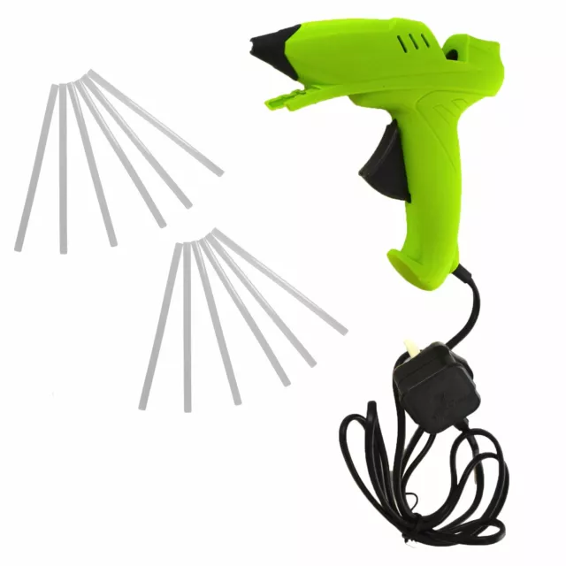 Klebepistole Heißschmelzkleber Wärme elektrischer Auslöser mit 14 Klebesticks 40w