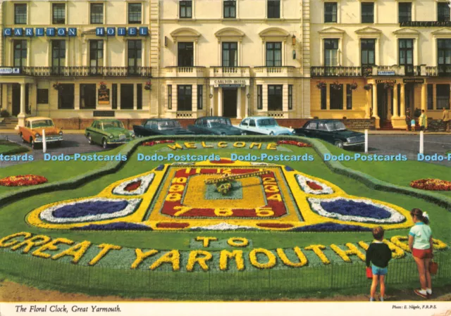 D057203 Great Yarmouth. The Floral Clock. Don Supplies. John Hinde. E. Nagele. F