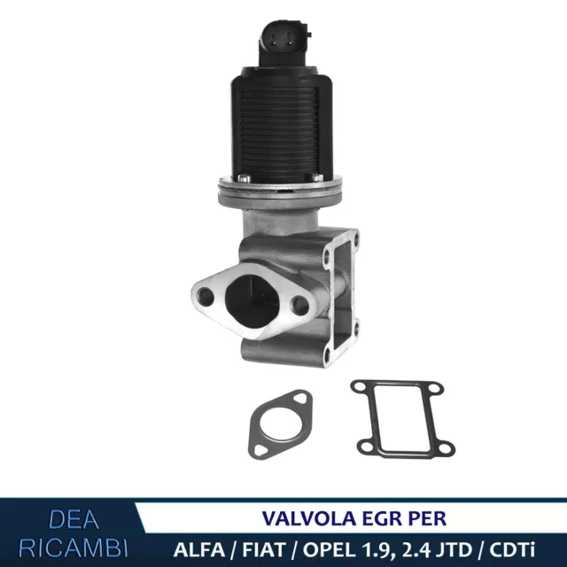 Valvola EGR per FIAT CROMA 1.9 2.4 D MJ KW 110 2005- EGAR000