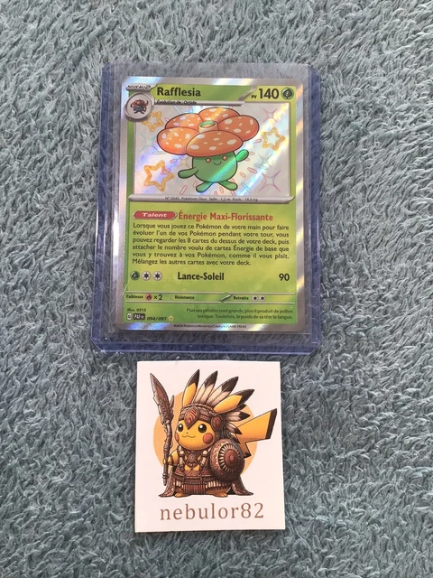 Shiny Raffle CARTE POKÉMON RAFFLESIA Shiny 094/091 - Destinée De Paldea NEUF FR EUR ...