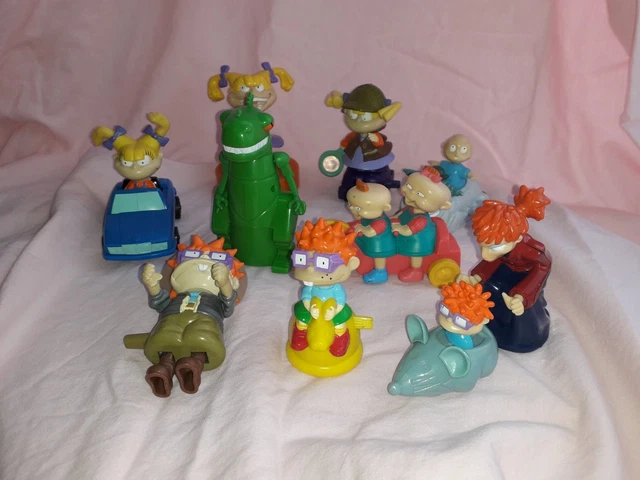 Figurines Mécaniques Les Razmoket Vintage - Les Héros Disney En Plastique !