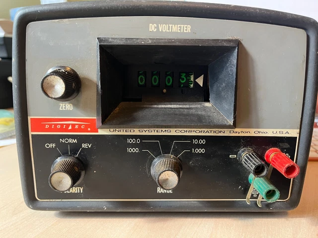 Dc Voltmeter  Digitec Model 201