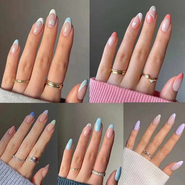 d'amande faux ongles Conseils pour les ongles Faux ongles Stiletto français