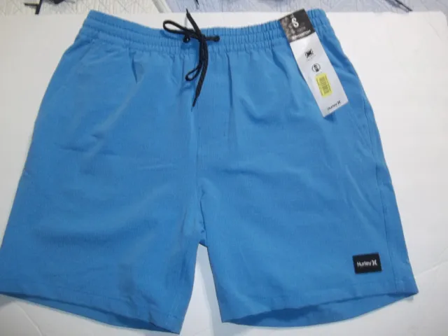 NEW Quiksilver sz 14 / 27  blue ombre board shorts boys youth swim trunks