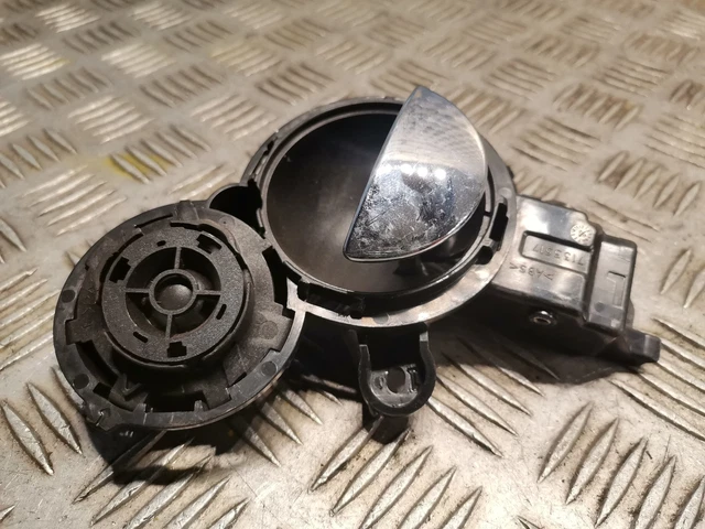 Cache Frein à Main Pour MINI COOPER R50 à R59 - Poignée Noire Avec Union Jack, Alliage Aluminium - Neuf Sous Emballage