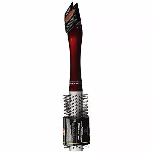 Conair Brush Tourmaline Ceramic Nylon Round Brush, Red, Medium, 1 ea 2