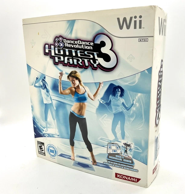 DANCE DANCE REVOLUTION Hottest Party 3 Nintendo Wii avec tapis BOITE