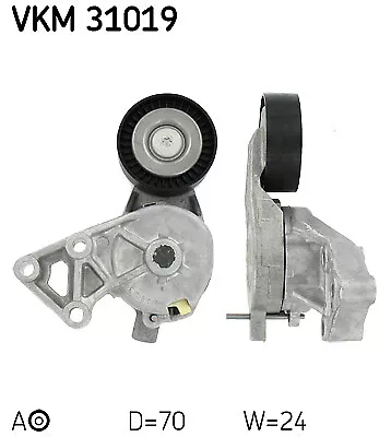 Poulie-tendeur courroie SKF VKM 31019 pour AUDI FORD SEAT SKODA VOLKSWAGEN