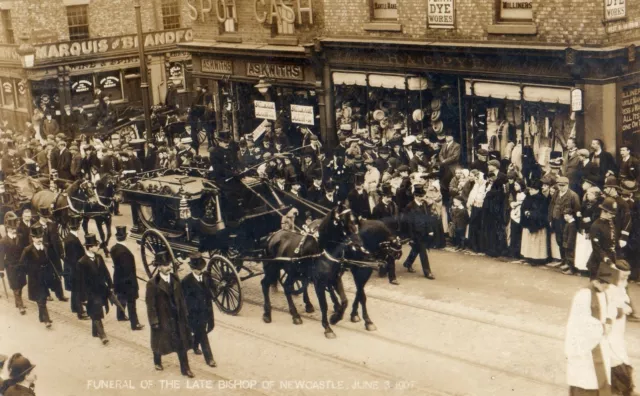 Newcastle Upon Tyne. Funeral Of The Late Bishop Of Newcastle 1907