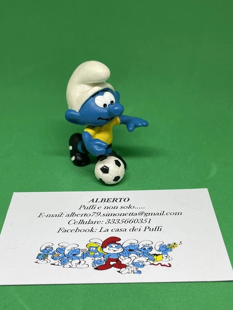 Puffi Smurfs Puffo Smurf Calciatore Soccer Player 20806