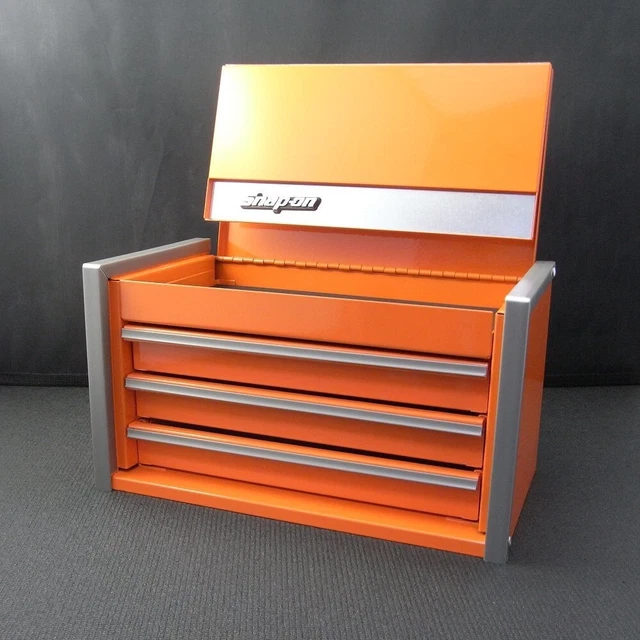 SNAP ON MINIATURE TOOL Box micro top chest orange NEW 211.72
