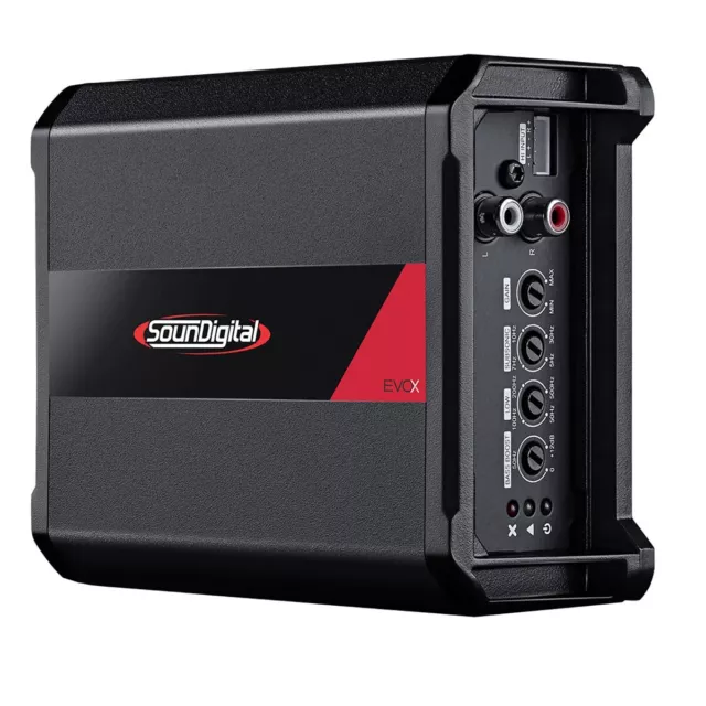 SounDigital 800.1 EvoX (4Ω) mini-amplificateur 1 canal 800W pour motos mono