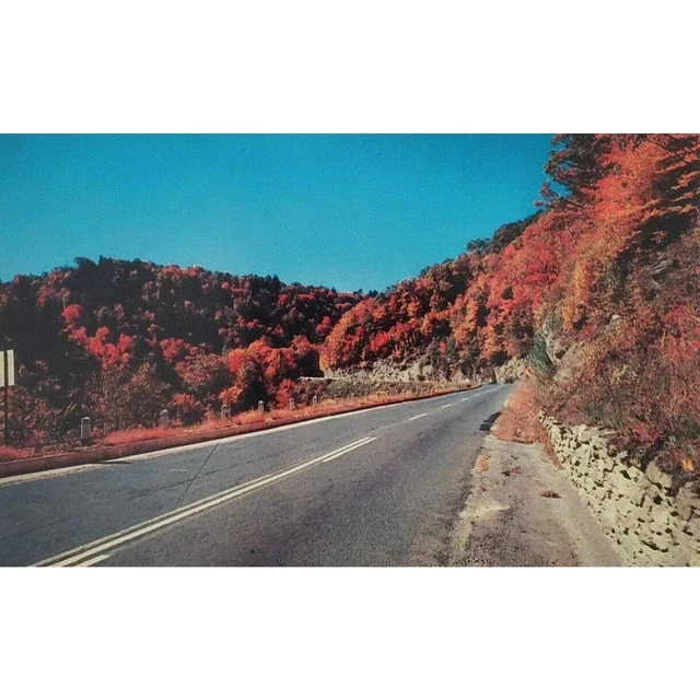 Dead Man's Curve Florida Notch Mohawk Trail MA Autumn Scene