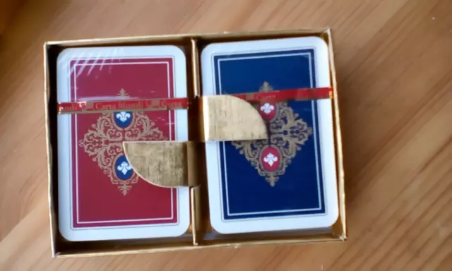 David Westnedge Carta Mundi 2 two small playing card pack still sealed decks.. 2