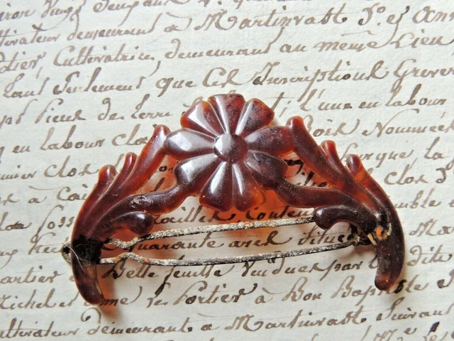 Barrette à Cheveux Art Déco – Dorée Avec Strass Saphir Et Cristaux CZ, Accessoire Femme
