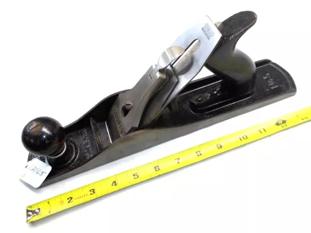 Plane, STANLEY Vtg. No. 5 Woodworkers Corrugated Sole Wood Plane, Type 18, USA