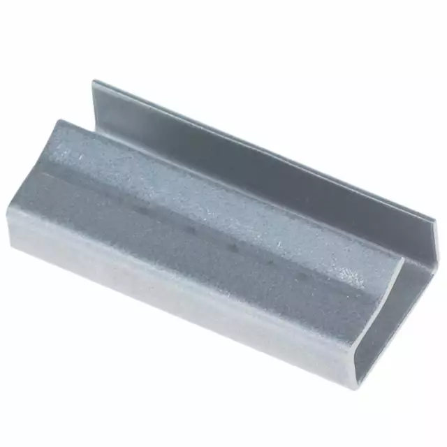 MyBoxSupply Metal Poly Strapping Seals,Open/Snap On,1/2',Silver,1000/Custodia