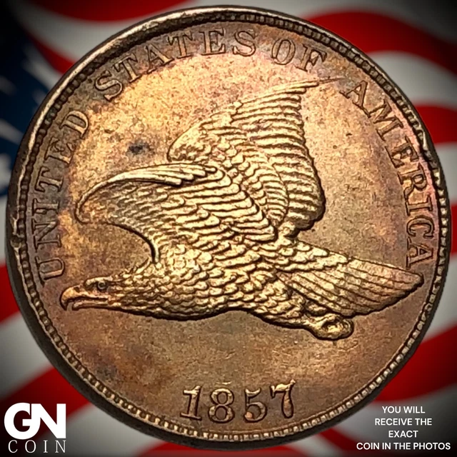 1857 Flying Eagle Cent  Q3636
