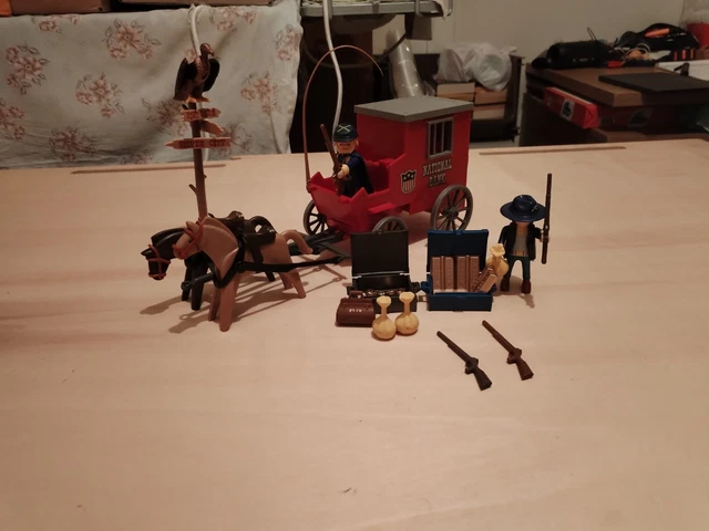 Mode d’emploi Playmobil set 3037 Western Soldats/fourgon de