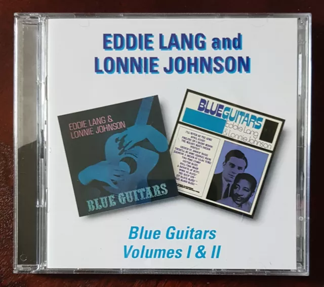 2CD set Eddie Lang and Lonnie Johnson - Blue Guitars Vol 1 & 11