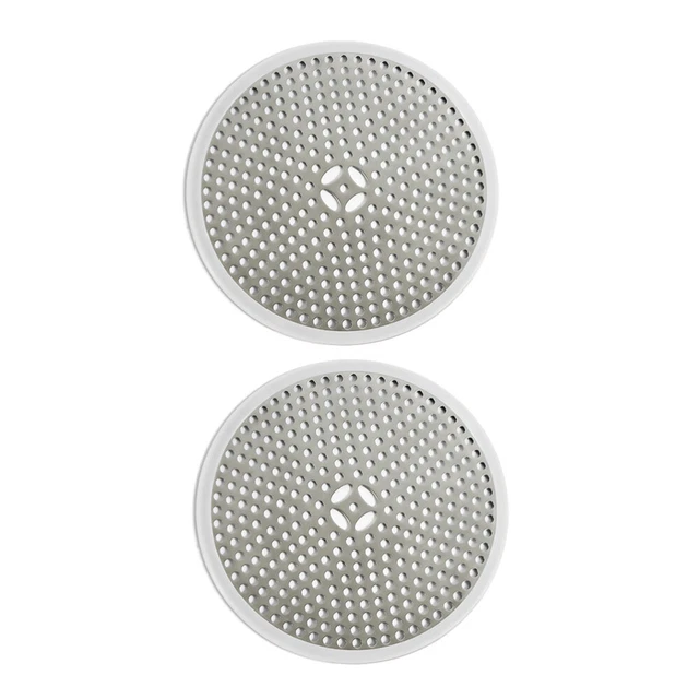 2 piezas cubierta de desagüe de suelo acero inoxidable lavabo filtro cubierta fregadero cocina