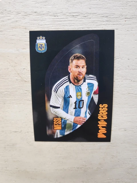 LIONEL MESSI ARGENTINA STICKER FIGURINA PANINI WORLD CLASS 2024 N.168
