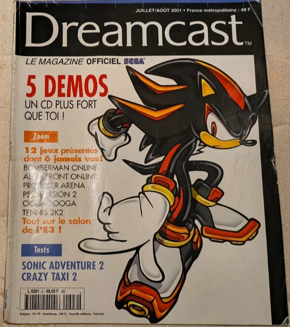 DREAMCAST LE MAGAZINE Officiel - numéro 5 Janvier Février 2002 - Shenmue 2 EUR 29,95 - FR