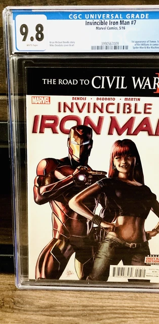 Invincible Iron Man #7 CGC 9.8 1st Print 1st Appearance Riri Williams NM Wakanda 2