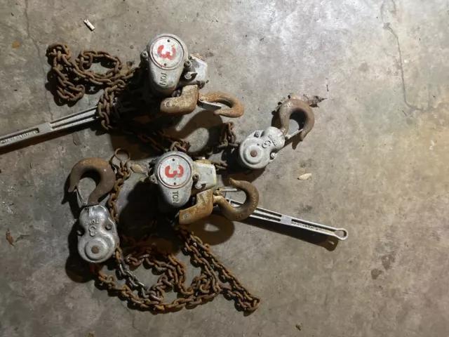 Coffing MA-30 Manual Lever Chain Hoist 3 TON Come Along.