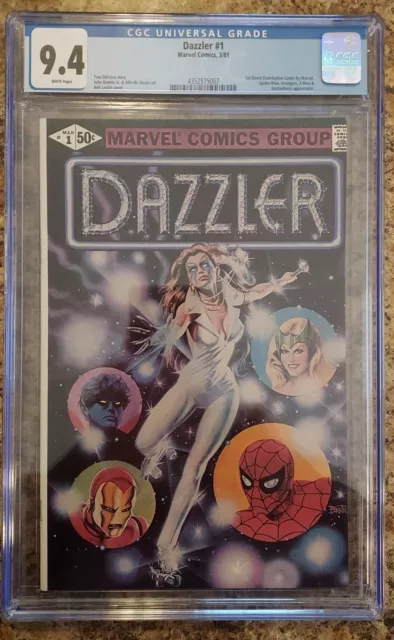 Dazzler #1 Premiere Issue Dazzler's 1St Self-Titled Series Cgc 9.4 White Pages