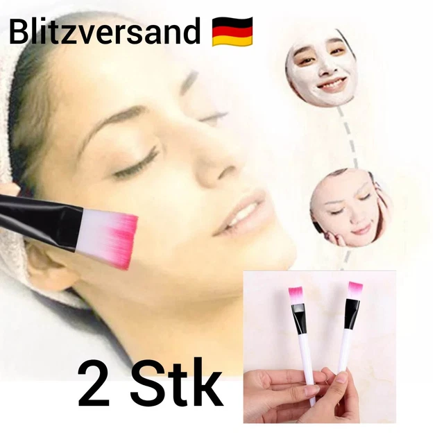 2 Stück Silikon Maskenpinsel & Spatel Set – 16,5 Cm Pinsel, 3,5 Cm Spatel, Für Gesichtsmasken & Seren