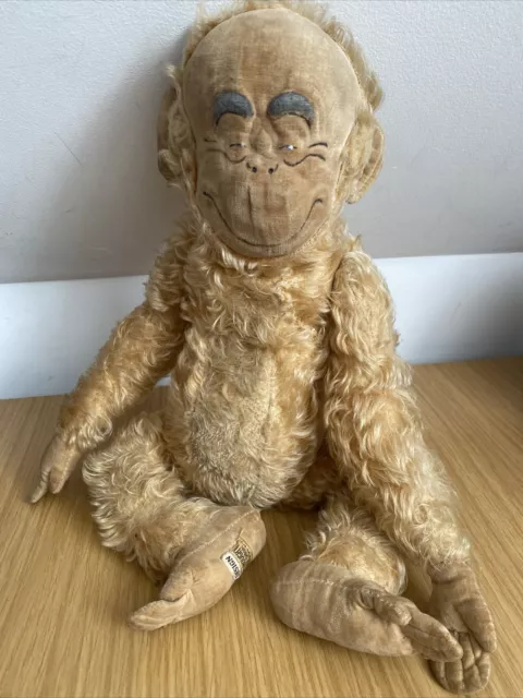 Merrythought Gran’pop Monkey / Teddy Bear / Antique / 1930’s / Rare / Jointed