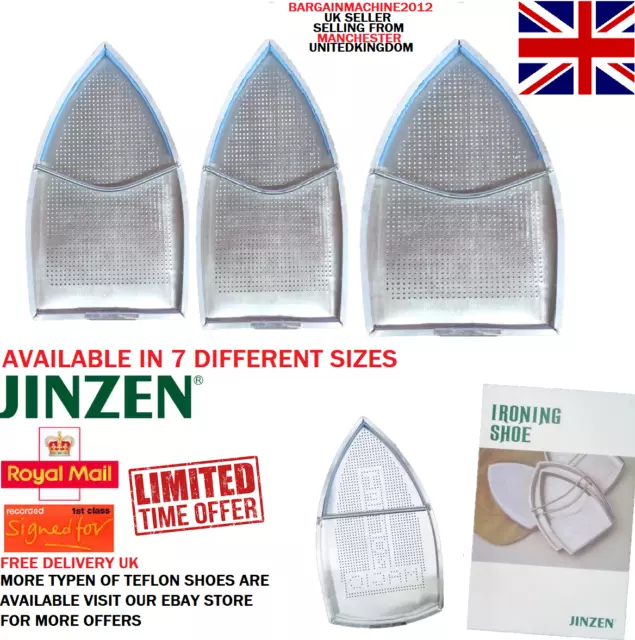 Jinzen Teflon Iron Shoe,Plate Cover For Steam Iron Industrial&Domestic Use