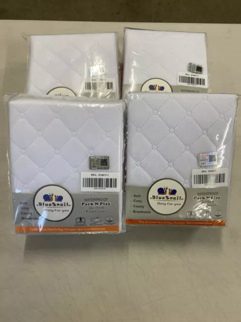 Paquete acolchado impermeable BlueSnail N Play cubierta de colchón