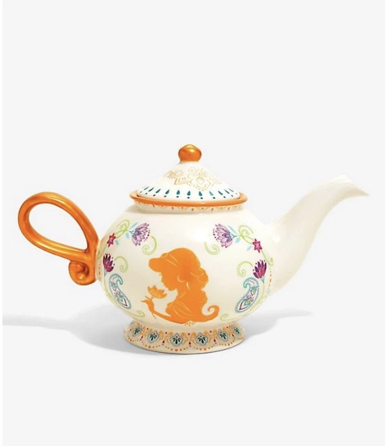 DISNEY PRINCESS JASMINE Magic Lamp Teapot Aladdin Genie Holiday Gift £