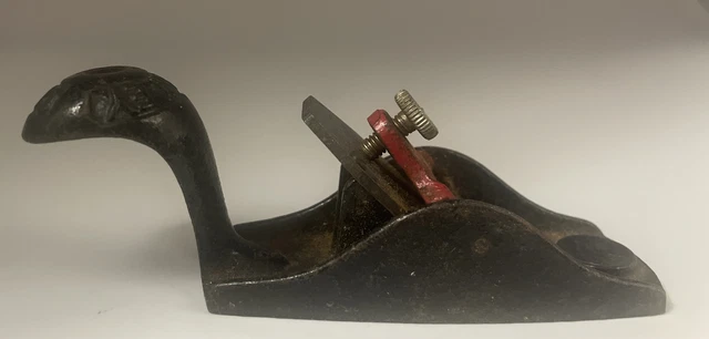 Vintage Stanley No.100 Squirrel Tail Block Plane 1" Cut. 3-1/2" Flat Sole