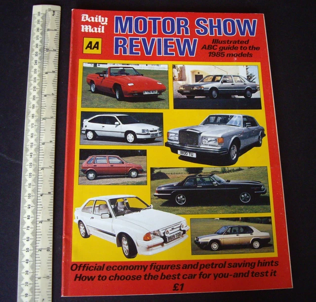 DAILY MAIL ABC Guide Motor Review (Large Format Magazine) Motor Show