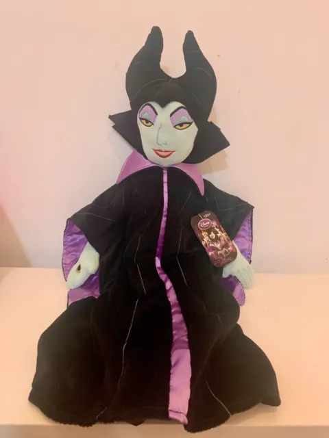 Disney Store Sleeping Beauty Villain Maleficent Soft Plush With Tags