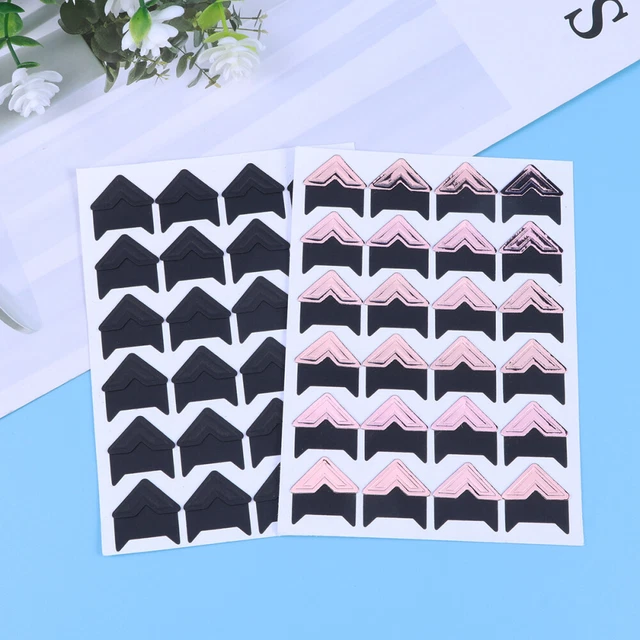 10 Hojas Autoadhesivas Fuerza Foto Esquina Pegatina Vintage DIY Scrapbooking