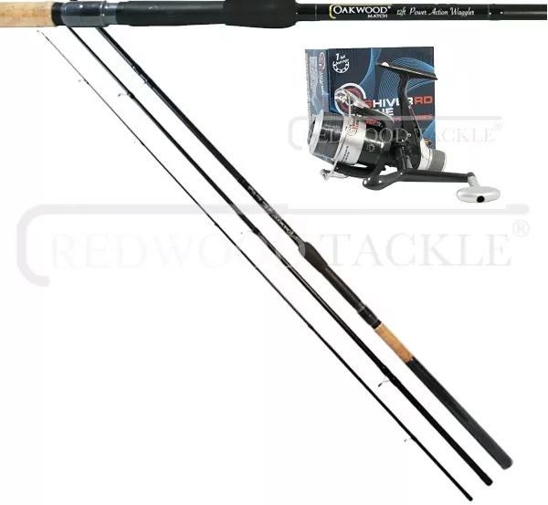 Oakwood 12Ft Float/Waggler Rod & Rd Reel With Line Fishing Combo