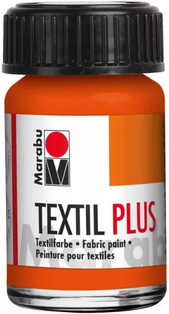 MARABU - COLORI Per Tessuti Textil Plus 15Ml - Colore Rosso/Arancione 023  EUR 1,95 - PicClick IT