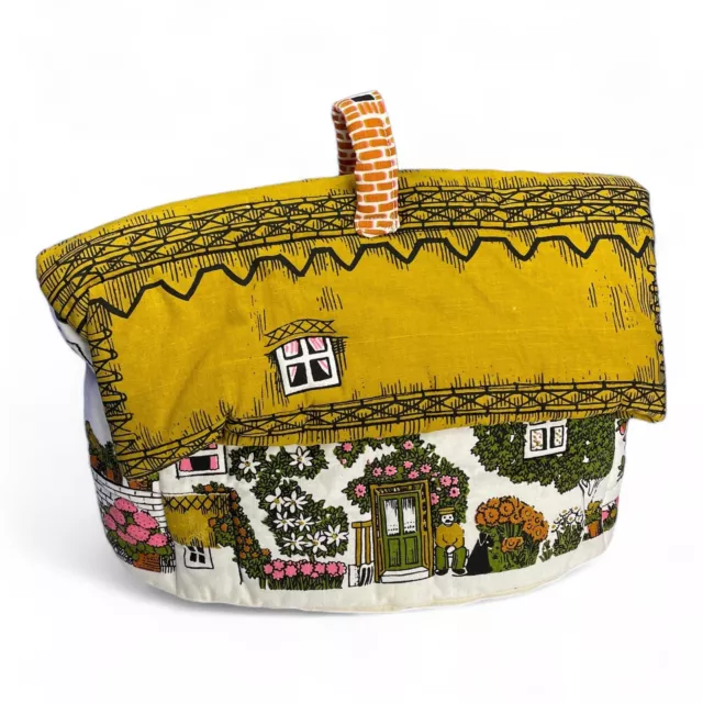 Vintage Cuckoobird Tea Cosy Pat Albeck Thatched Cottage Teapot Cover Cozy