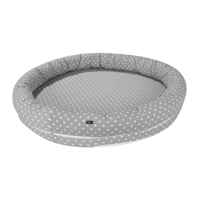 Alvi Schlummer-Nestchen XL Kuschelnest Stars silber Ø100 cm TOP