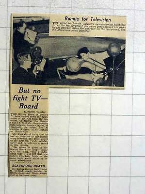 Television Routine 1951 Ronnie Clayton Gymnasium Blackpool 