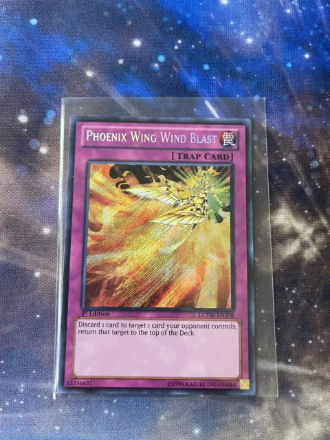 Yugioh Phoenix Wing Wind Blast LCYW-EN298 Secret Rare 1st Ed. NM