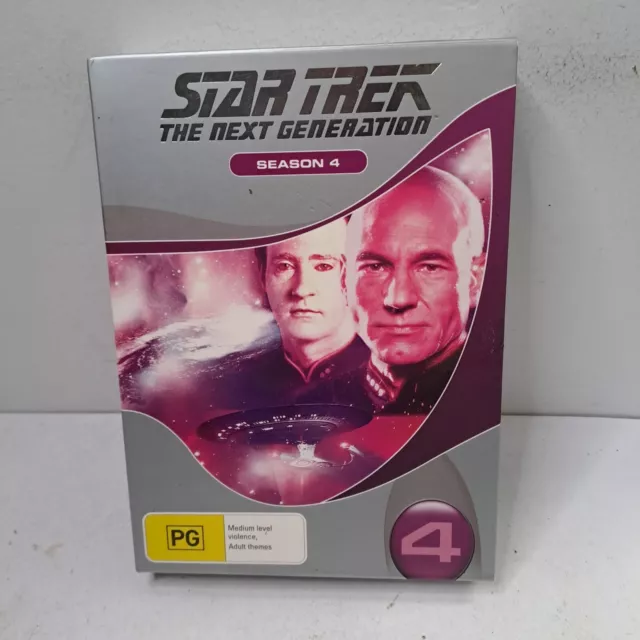 Star Trek Next Generation : Season 4 | New Packaging (DVD, 1992) Region 4 VGC(17