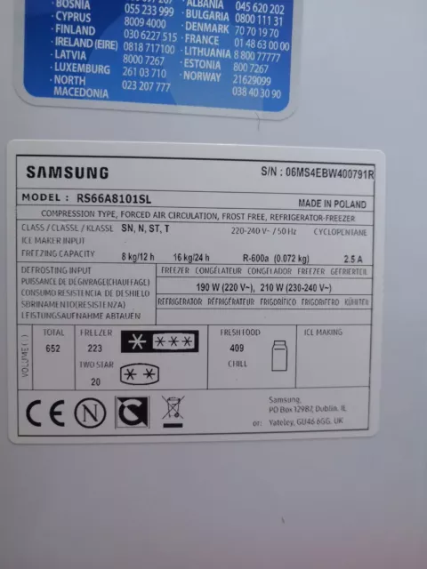 Hotpoint hpa_nf_27 - réfrigérateur congélateur bas 367l (263+104) - total no  frost -l64 x h 208 - inox - La Poste