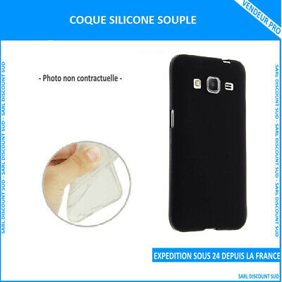 Coque En Silicone Souple Pour Samsung Galaxy Note 4 N910 Noire