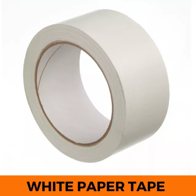 White Kraft Paper Tape Eco Friendly Recyclable Biodegradable Packaging Tape